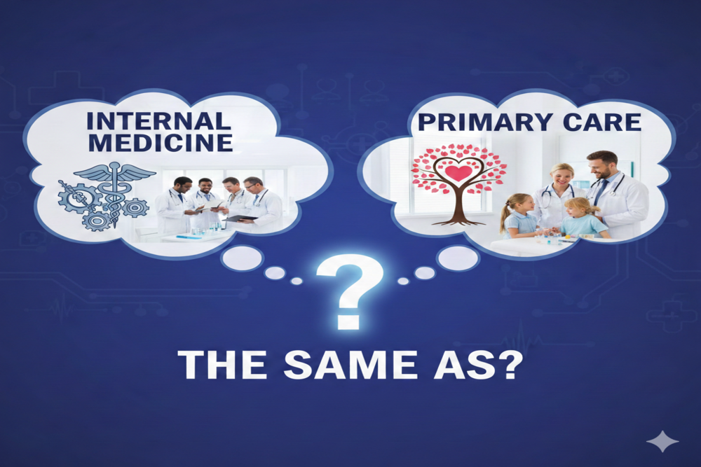 Is Internal Medicine the Same as Primary Care?